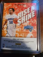 Cole Anthony Basketball Cards 2020 Panini Hoops Rise N Shine Prices
