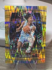 Ja Morant [Gold Prizm] Basketball Cards 2021 Panini Select Prices