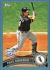 Paul Konerko [Blue] Baseball Cards 2011 Topps Opening Day Prices