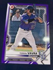 Terrin Vavra [Purple] #BP-100 Baseball Cards 2021 Bowman Paper Prospects Prices