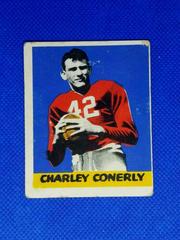 Charley Conerly [Blue Background] Football Cards 1948 Leaf Prices
