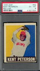 Kent Peterson [Red Cap] #42 Baseball Cards 1948 Leaf Prices