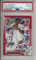 Josiah Gray [Red] #BP-150 Baseball Cards 2021 Bowman Paper Prospects Prices