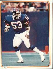 Harry Carson #281 Football Cards 1983 Topps Stickers Prices