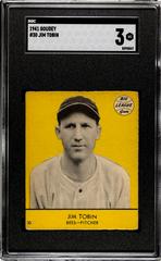 Jim Tobin [Yellow Background] #30 Baseball Cards 1941 Goudey Prices