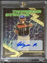 Elijah Green [Gold] #TH-EG Baseball Cards 2022 Panini Prizm Draft Picks Thunderstruck Prices
