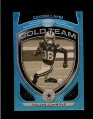 CeeDee Lamb [Teal] #GT-16 Football Cards 2021 Panini Certified Gold Team Prices