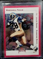 Marshall Faulk #190 Football Cards 2001 Fleer Premium Prices