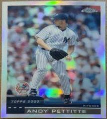 Andy Pettitte [Refractor] Baseball Cards 2000 Topps Chrome Prices
