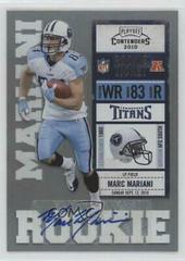 Marc Mariani [Autograph] #167 Football Cards 2010 Playoff Contenders Prices