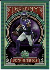 Justin Jefferson #D-28 Football Cards 2022 Panini Legacy Destiny Prices