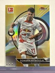 Dominik Szoboszlai [Gold] #86 Soccer Cards 2022 Topps Finest Bundesliga Prices