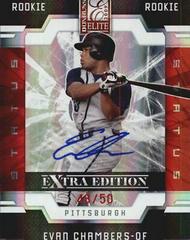Evan Chambers [Aspirations Autograph] #85 Baseball Cards 2009 Donruss Elite Extra Edition Prices
