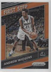Andrew Wiggins [Orange Prizm] #9 Basketball Cards 2016 Panini Prizm First Step Prices