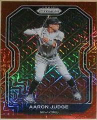 Aaron Judge [Red Mojo Prizm] Baseball Cards 2021 Panini Prizm Prices