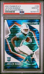 Jaylen Waddle [Blue Pulsar Prizm] #108 Football Cards 2021 Panini Rookies and Stars Prices