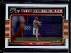 Ozzie Smith [Holo Gold] #AHT-8 Baseball Cards 2022 Panini Three and Two All Hands Team Prices