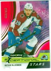 Nathan MacKinnon [Red] Hockey Cards 2021 Upper Deck Synergy Exceptional Stars Prices