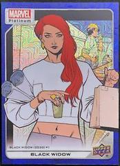 Black Widow [Blue Traxx] #176 Marvel 2023 Upper Deck Platinum Prices