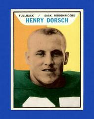 Henry Dorsch #92 Football Cards 1965 Topps CFL Prices