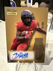 Breece Hall [Purple Gold Foil] #MB-A Football Cards 2022 Wild Card Matte Autographs Prices