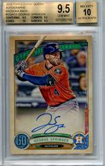 George Springer [Bazooka Back] #GQA-GS Baseball Cards 2019 Topps Gypsy Queen Autographs Prices