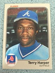 Terry Harper #137 Baseball Cards 1983 Fleer Prices