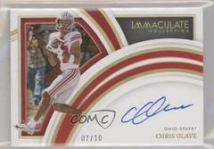 Chris Olave [Gold] #RA-COL Football Cards 2022 Panini Immaculate Collegiate Rookie Autographs Prices