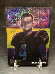 Bailey Zappe [Gold] #NI-14 Football Cards 2022 Panini Select Neon Icons Prices