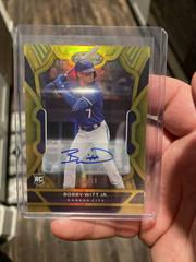 Bobby Witt Jr. [Autograph Gold] #32 Baseball Cards 2022 Panini Chronicles Certified Prices
