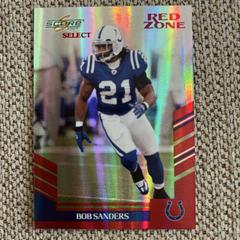 Bob Sanders [Red Zone] Football Cards 2007 Panini Score Select Prices