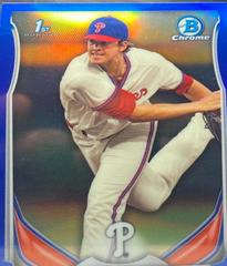 Aaron Nola [Blue Refractor] #294 Baseball Cards 2014 Bowman Chrome Mini Prices