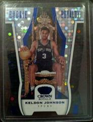 Keldon Johnson [Blue] #18 Basketball Cards 2019 Panini Crown Royale Rookie Royalty Prices