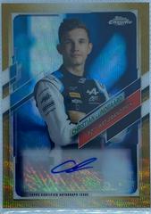 Christian Lundgaard [Gold Wave] #CA-CLU Racing Cards 2021 Topps Chrome Formula 1 Autographs Prices