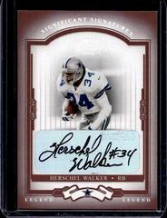 Herschel Walker [Significant Signatures Red] #118 Football Cards 2004 Panini Donruss Classics Prices