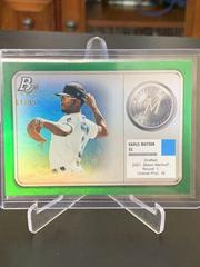 Kahlil Watson [Green] #MM-10 Baseball Cards 2022 Bowman Platinum Minted in Merit Prices