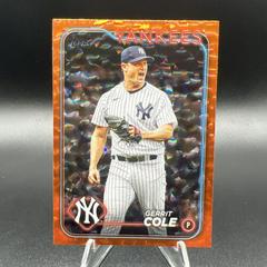 Gerrit Cole [Orange Crackle Foil] Baseball Cards 2024 Topps Prices