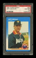 Jeff Calhoun #52 Baseball Cards 1987 Fleer Glossy Prices