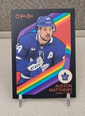Auston Matthews [Retro Black Border] Hockey Cards 2023 O-Pee-Chee Prices