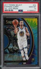 Stephen Curry [Tie Dye Prizm] Basketball Cards 2017 Panini Select Prices