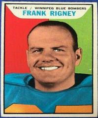 Frank Rigney Football Cards 1965 Topps CFL Prices
