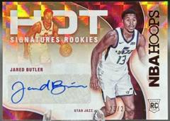 Jared Butler [Red] #HSR-JBT Basketball Cards 2021 Panini Hoops Hot Signatures Rookies Prices