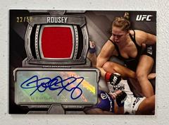 Ronda Rousey #KAR-RR Ufc Cards 2014 Topps UFC Knockout Autograph Relics Prices