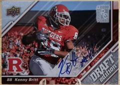 Kenny Britt [Autograph Copper] #84 Football Cards 2009 Upper Deck Draft Edition Prices