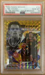 Trae Young [Gold Mosaic] #12 Basketball Cards 2019 Panini Mosaic Stare Masters Prices