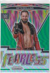 Seth Rollins [Green Prizm] #24 Wrestling Cards 2022 Panini Prizm WWE Fearless Prices