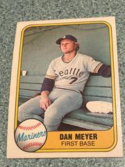 Dan Meyer #603 Baseball Cards 1981 Fleer Prices