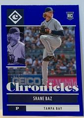 Shane Baz [Blue] #4 Baseball Cards 2022 Panini Chronicles Prices