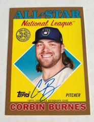 Corbin Burnes [Gold] #88ASA-CB Baseball Cards 2023 Topps 1988 All Star Autographs Prices