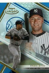 Derek Jeter [Class 3 Blue] #75 Baseball Cards 2021 Topps Gold Label Prices